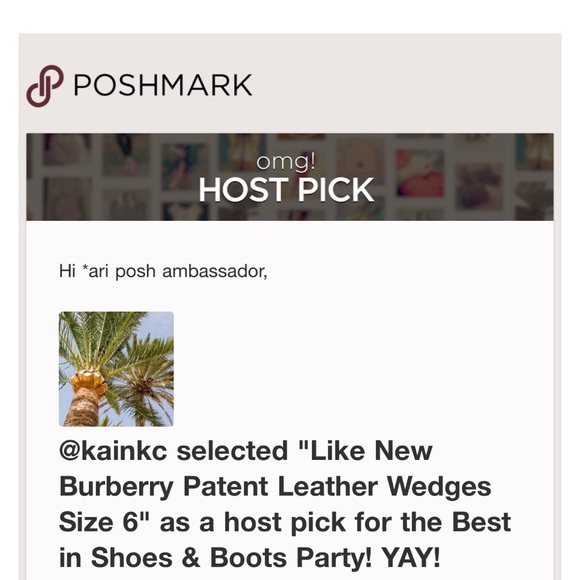 SOLD Burberry Raspberry Summer Canvas Wedges - Picture 8 of 8